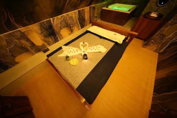 Facial treatment room