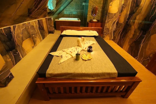 Facial treatment room