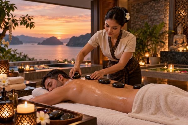 Hot Stone Massage at Flora Thai Spa